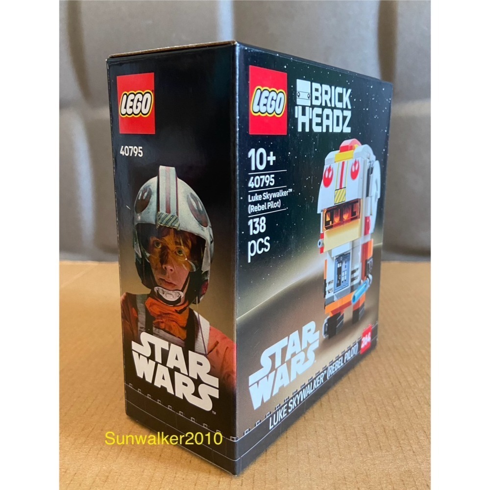 【積木2010】LEGO 樂高 40795 路克 天行者 / 反抗軍 飛行員/ 星際大戰 大頭人 BRICKHEADZ-細節圖3