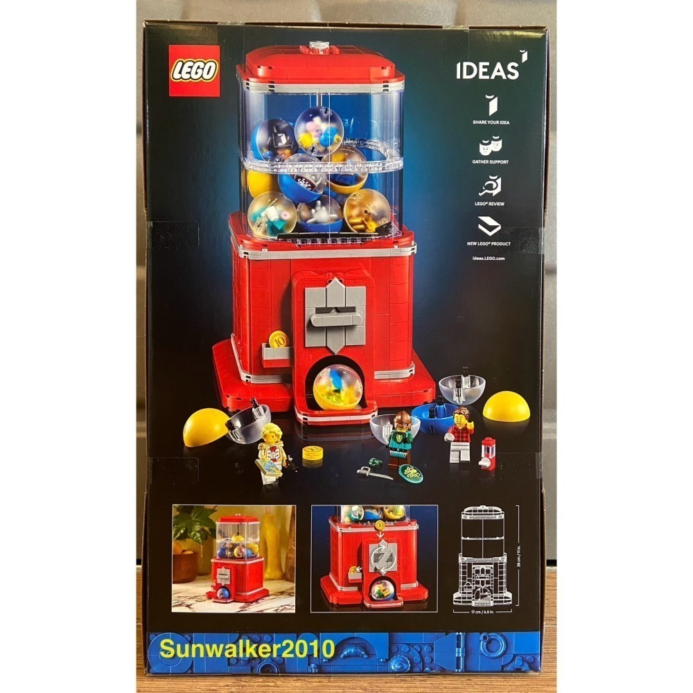 【積木2010】樂高 LEGO 21358 扭蛋機 /  IDEAS 全新未拆 / 人偶扭蛋機-細節圖2