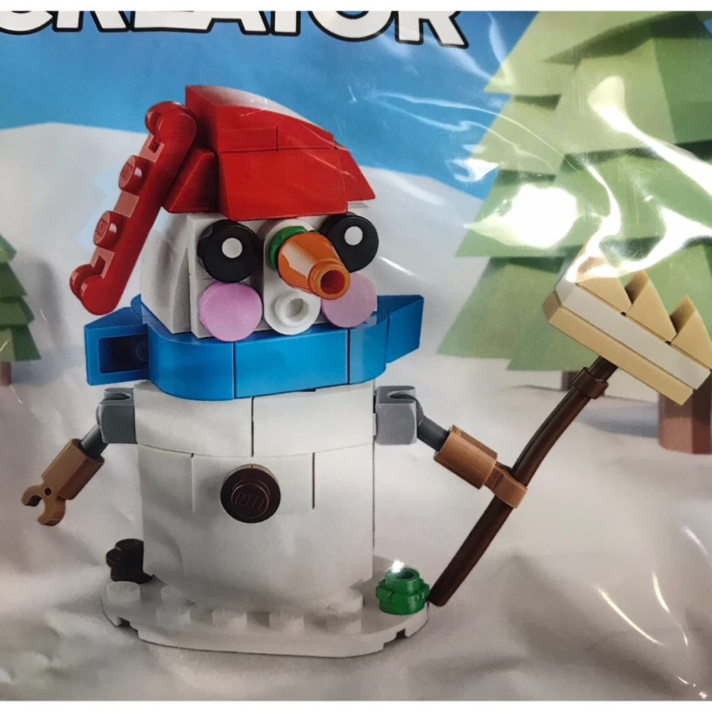 【積木2010】樂高 LEGO 30645 雪人 聖誕 / 聖誕節 聖誕禮物 / 全新未拆 袋裝樂高-細節圖2