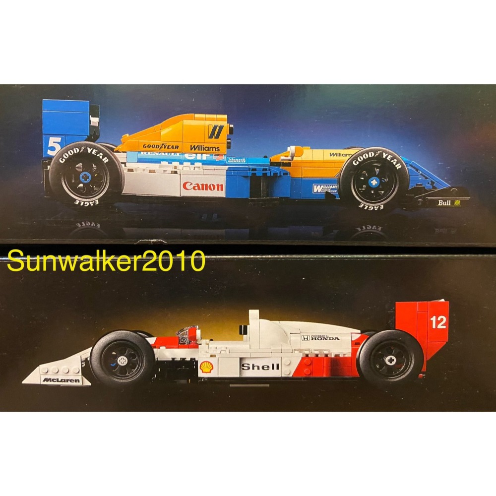 出清特價【積木2010】樂高 LEGO 10353+10330 / 麥拉倫 洗拿 / 威廉斯 奈傑爾曼賽爾 F1-細節圖6