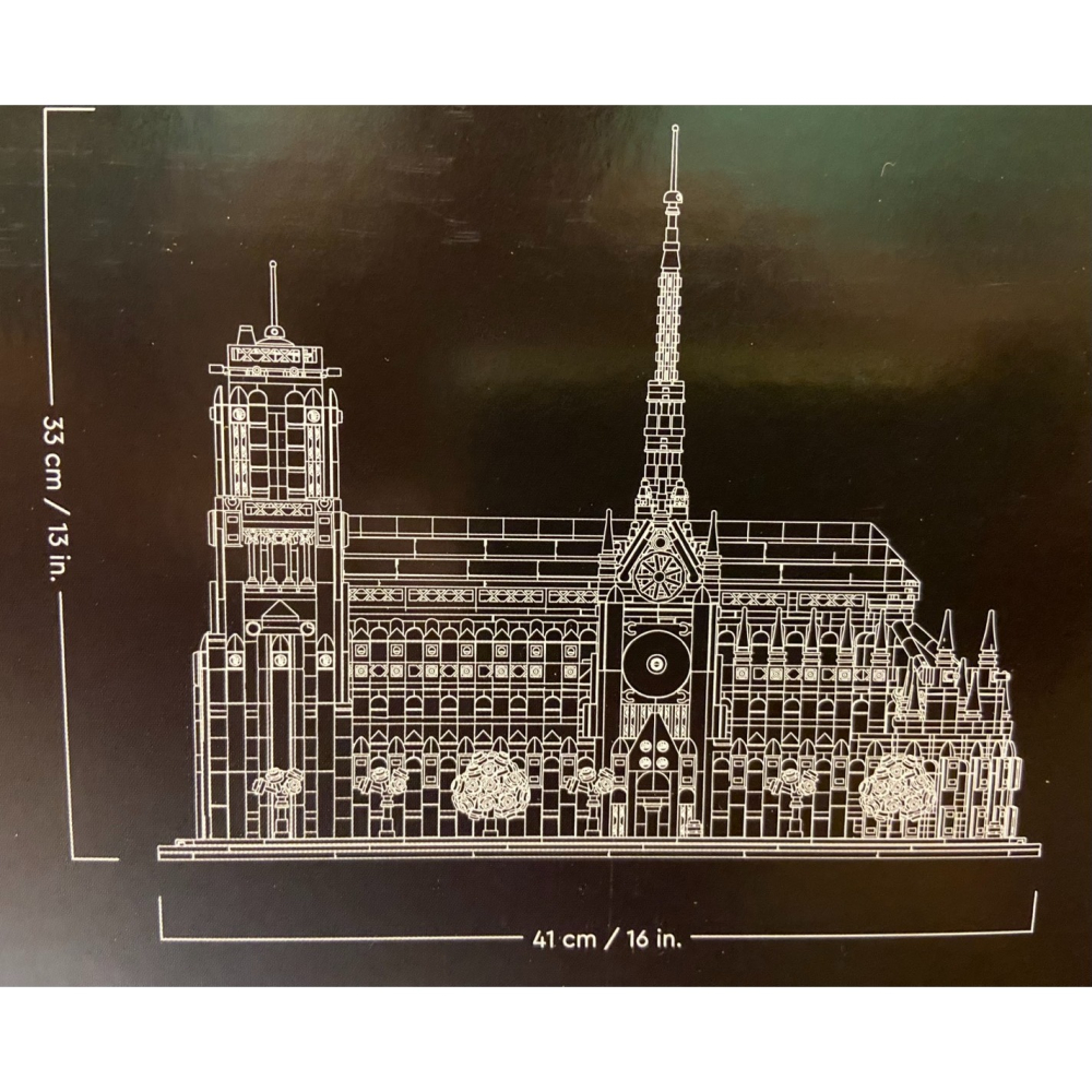 特價出清【積木2010】樂高 LEGO 21061 巴黎 聖母院 / 建築系列-細節圖7