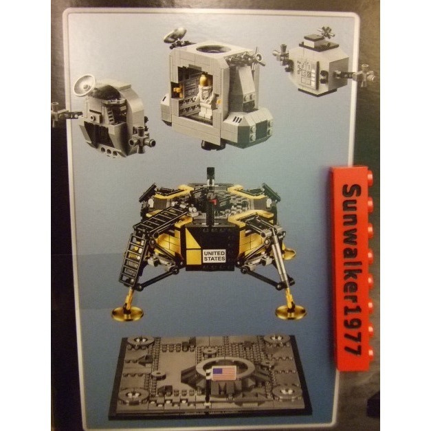 【積木2010】樂高 LEGO 10266 阿波羅11登月艇 NASA  APOLLO 11 Lunar Lander-細節圖3