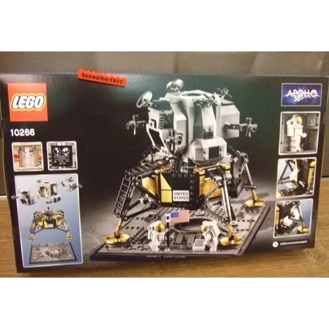 【積木2010】樂高 LEGO 10266 阿波羅11登月艇 NASA  APOLLO 11 Lunar Lander-細節圖2