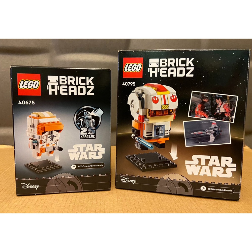 合售【積木2010】LEGO 樂高 40675 + 40795 / 複製人 指揮官 路克 天行者 / 星際大戰 大頭人-細節圖2