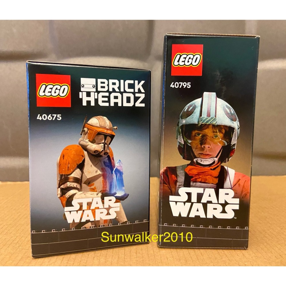 合售【積木2010】LEGO 樂高 40675 + 40795 / 複製人 指揮官 路克 天行者 / 星際大戰 大頭人-細節圖3