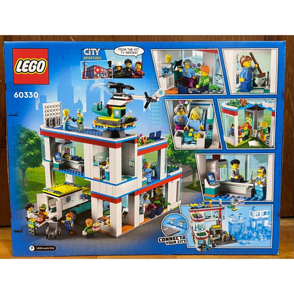 合售出清特價【積木2010】樂高 LEGO 60233 + 60330 / 甜甜圈店新開幕 醫院 / 城市 CITY-細節圖4