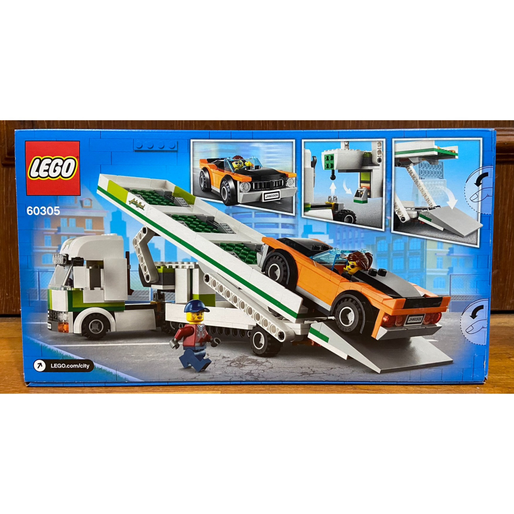 【積木2010】樂高 LEGO 60305 汽車運輸車 / 城市 CITY / 全新未拆 BR2F-細節圖2