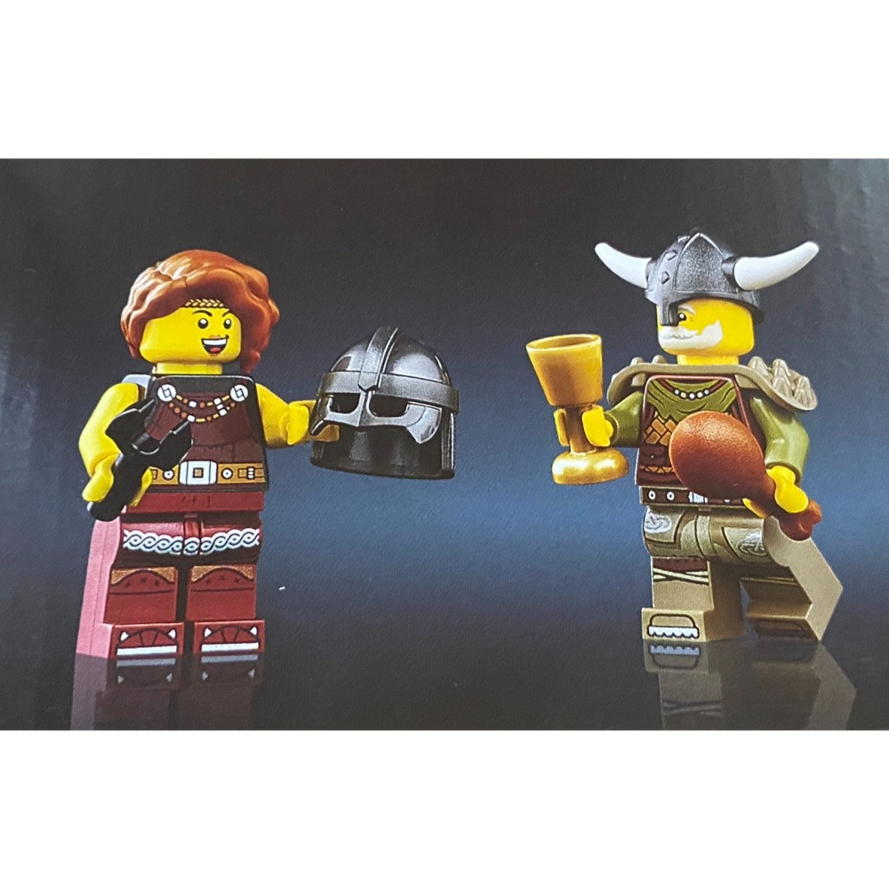 外盒擦損特價【積木2010】樂高 LEGO 21343 維京海盜村 維京村莊 / 維京人-細節圖7