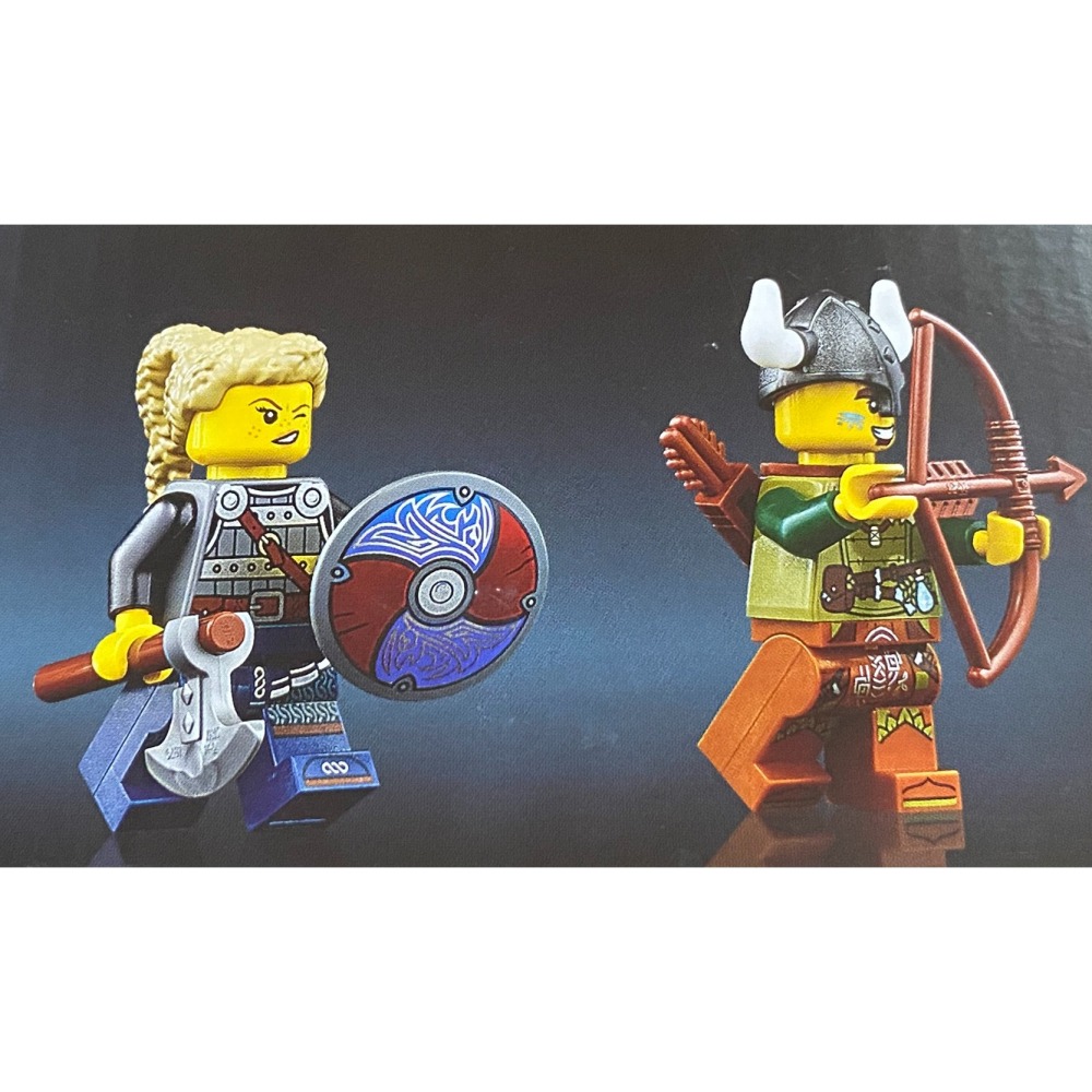 外盒擦損特價【積木2010】樂高 LEGO 21343 維京海盜村 維京村莊 / 維京人-細節圖8