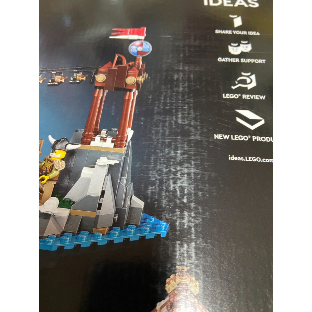 外盒擦損特價【積木2010】樂高 LEGO 21343 維京海盜村 維京村莊 / 維京人-細節圖2