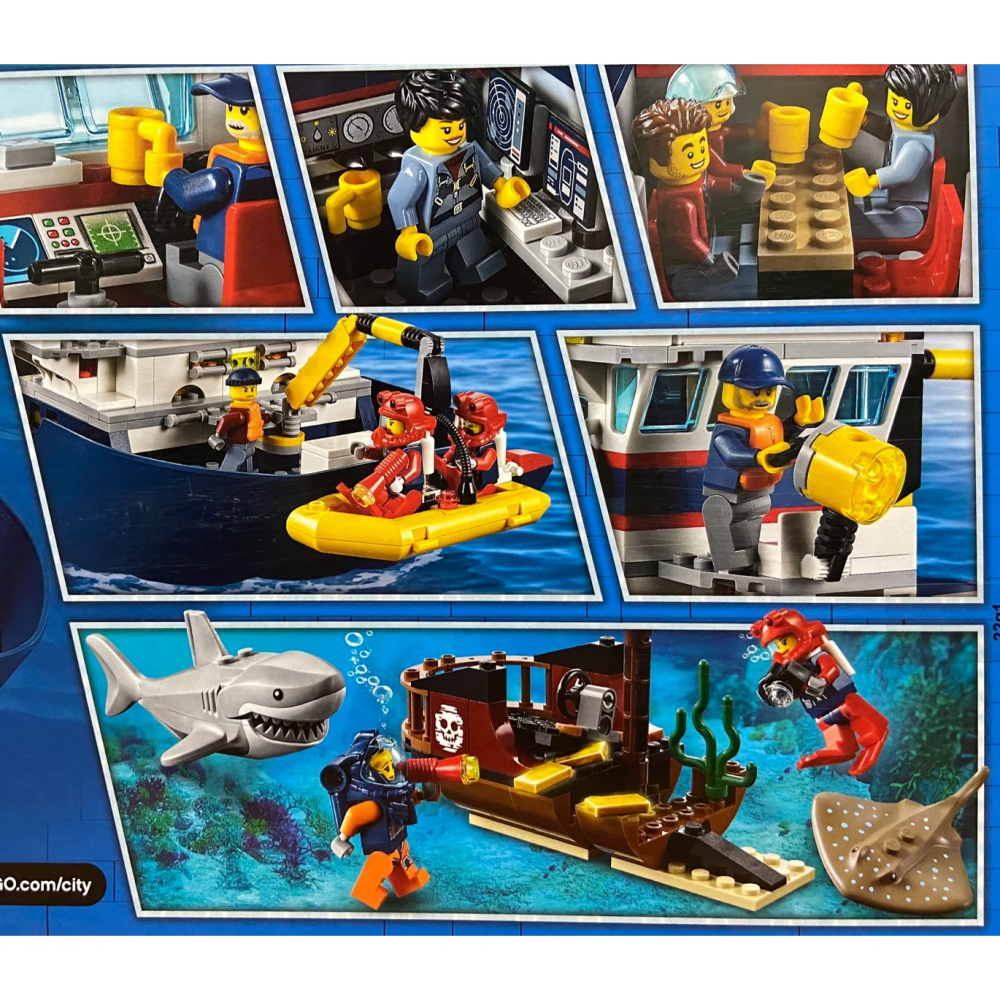 【積木2010】樂高 LEGO 60266 海洋探索船  / 大船 大鯊魚 / CITY 城市 BR-細節圖4