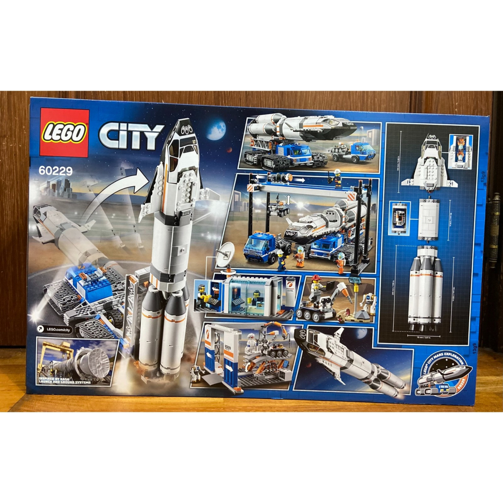 合售出清【積木2010】樂高 LEGO 60229 火箭運輸中心 + 60227 太空站 / 太空 火箭 CITY-細節圖2