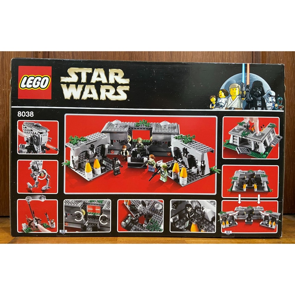 外盒明顯受損【積木2010】樂高 LEGO 8038 The Battle of Endor / 星際大戰-細節圖6