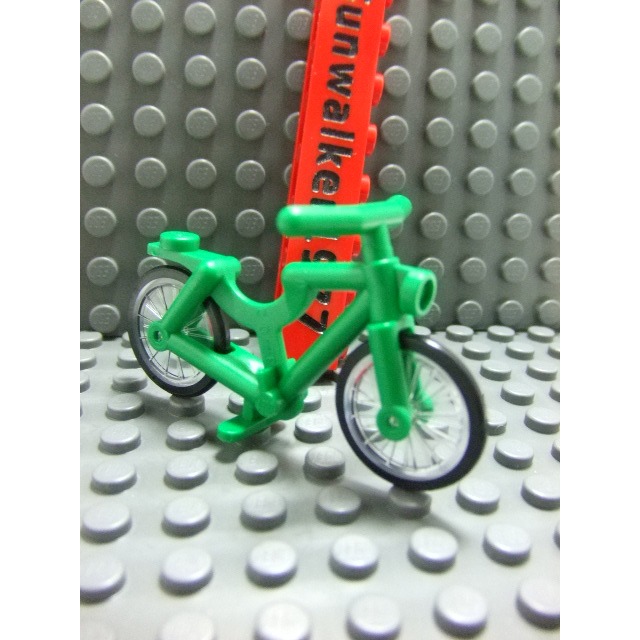【積木2010】樂高 LEGO 綠色 單車 / 腳踏車 / 自行車-細節圖2