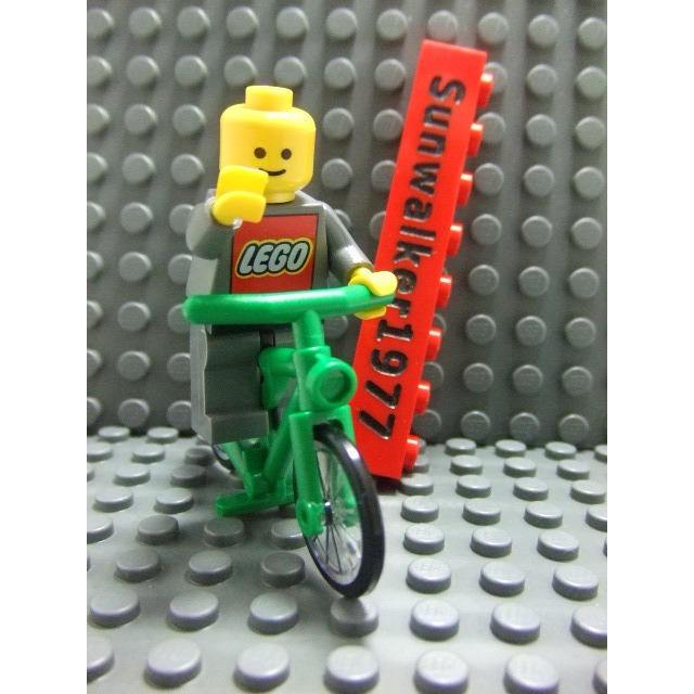 【積木2010】樂高 LEGO 綠色 單車 / 腳踏車 / 自行車-細節圖3