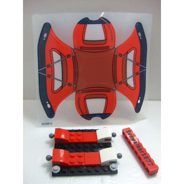 【積木2010】樂高 LEGO 帳篷 / 露營 帳篷 60202 / 底部零件已組裝-細節圖2