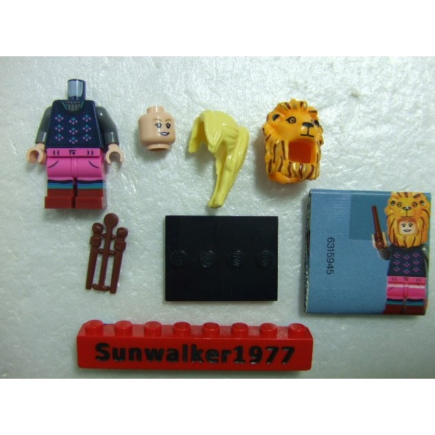 【積木2010】樂高 LEGO 71028 露娜 羅古德 / 葛來分多應援服 / 全新未拆袋 / 哈利波特 人偶包 5-細節圖2