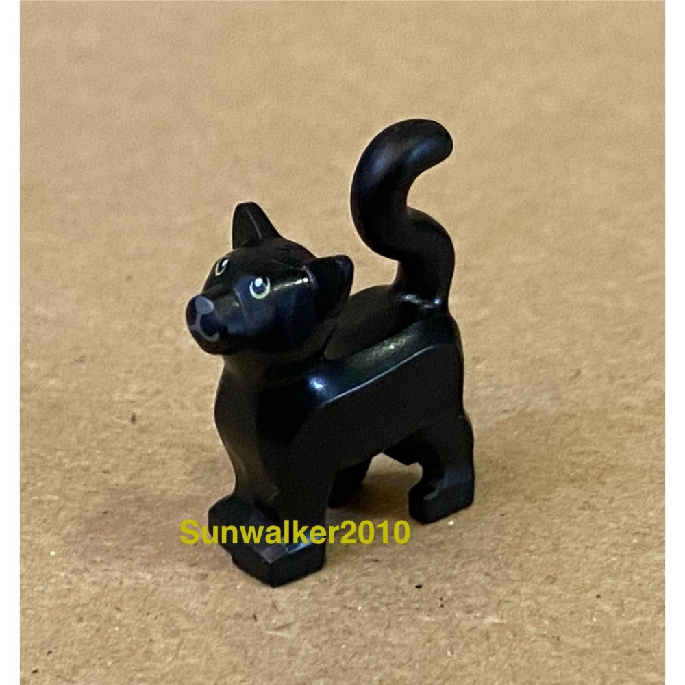 【積木2010】樂高 LEGO 黑色 小貓 / 黑貓 貓咪 貓 動物 / Black-細節圖2