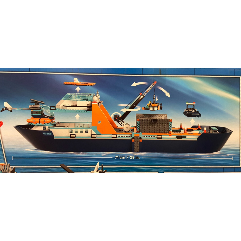 【積木2010】樂高 LEGO 60368 北極 探險船 / 殺人鯨 / 城市 CITY / 全新未拆-細節圖3