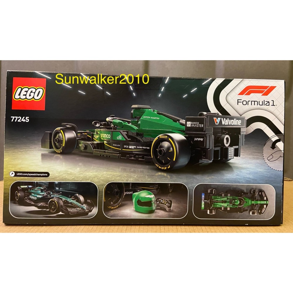 【積木2010】樂高 LEGO 77245 Aston Martin F1 車隊 / 奧斯頓 馬丁 / SPEED賽車-細節圖2