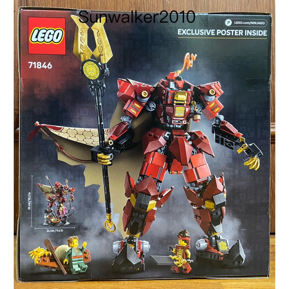 特價【積木2010】樂高 LEGO 71846 烈火騎士機械人 / 旋風忍者 Ninjago-細節圖2
