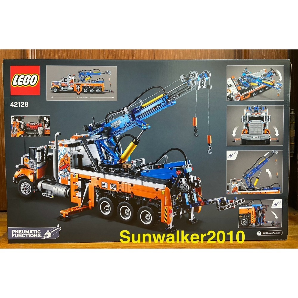 外盒有擦痕【積木2010】樂高 LEGO 42128 重型拖吊車 / 科技 TECHNIC 拖吊車-細節圖2