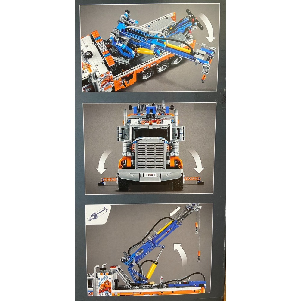 外盒有擦痕【積木2010】樂高 LEGO 42128 重型拖吊車 / 科技 TECHNIC 拖吊車-細節圖3