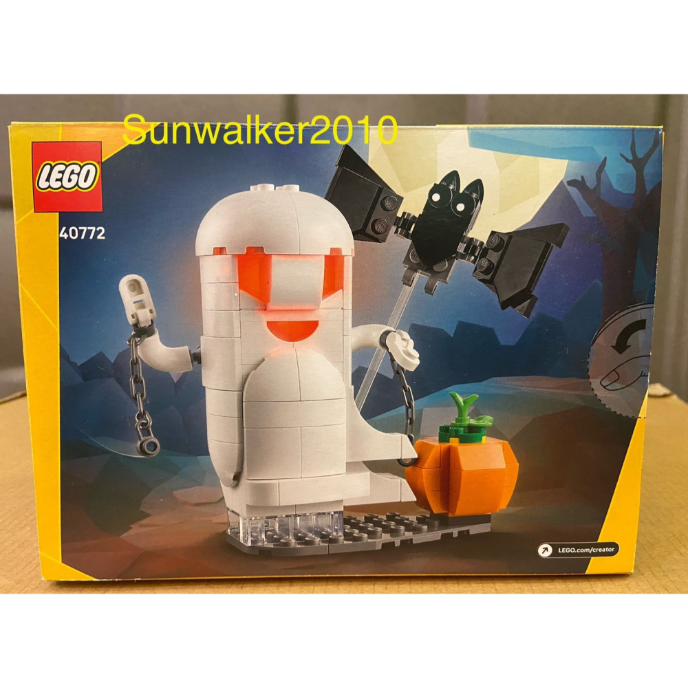 【積木2010】樂高 LEGO 40772 發光幽靈 / 發光積木 萬聖節 / 南瓜 蝙蝠 / Halloween-細節圖2