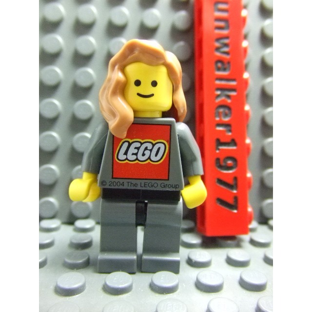 【積木2010】樂高 LEGO 牛奶糖色 波浪 捲髮 / 及肩 長髮 / 女生 頭髮 85974 (H-08)-細節圖3