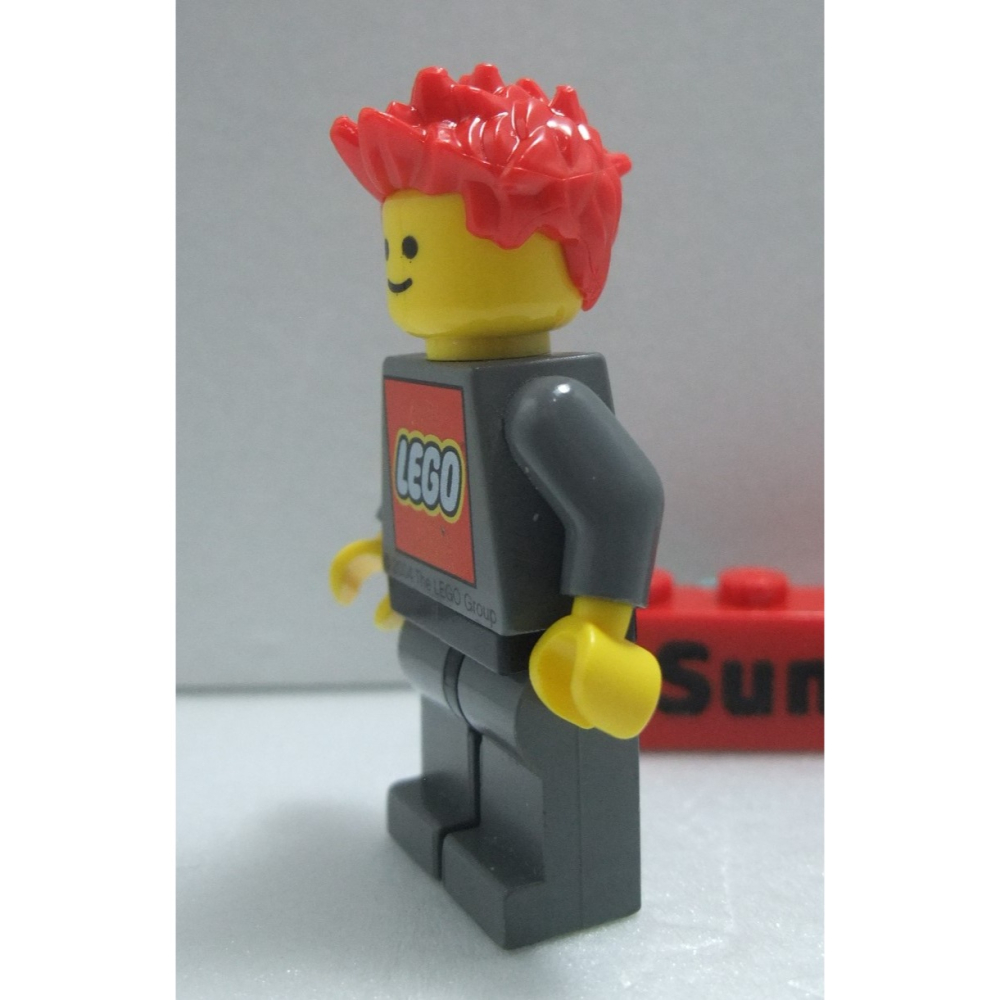 【積木2010】樂高 LEGO 紅色 刺蝟 頭髮 / 98385 (H-05) EVE-細節圖3