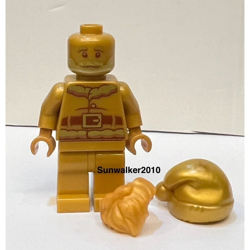 【積木2010】樂高 LEGO 聖誕老人 珍珠金色 / 聖誕節 BAM 2025-細節圖3