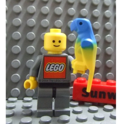【積木2010】樂高 LEGO 藍 / 黃 色 鸚鵡 小鳥 動物 / 27063 / 27063pb01-細節圖3