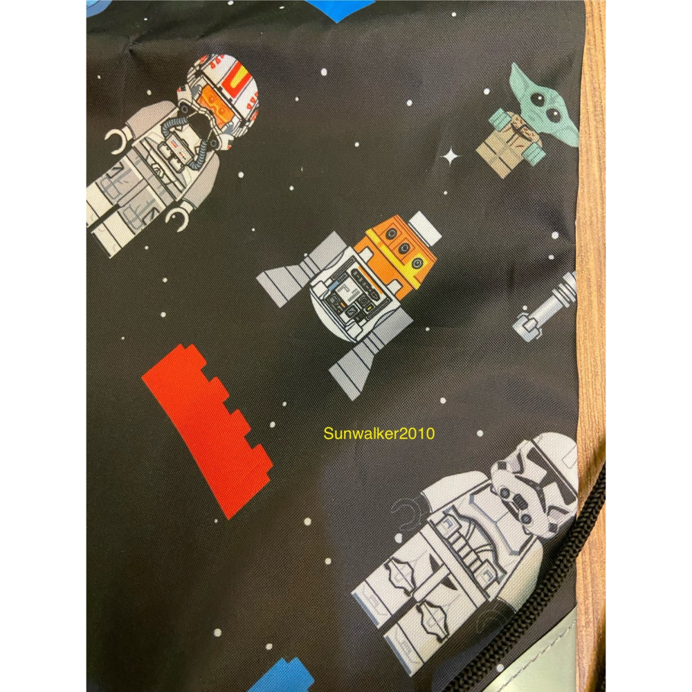 【積木2010】樂高 LEGO 星際大戰 兒童 束口袋 / 束背包 雙肩拉繩背包 背包 / 111155-細節圖5