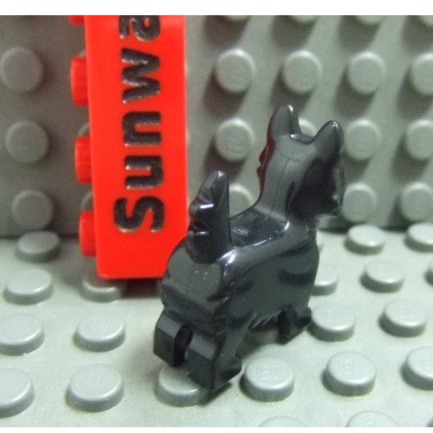 【積木2010】樂高 LEGO 黑色 雪納瑞 / 小狗 / 動物-細節圖2