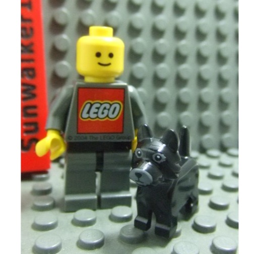 【積木2010】樂高 LEGO 黑色 雪納瑞 / 小狗 / 動物-細節圖3