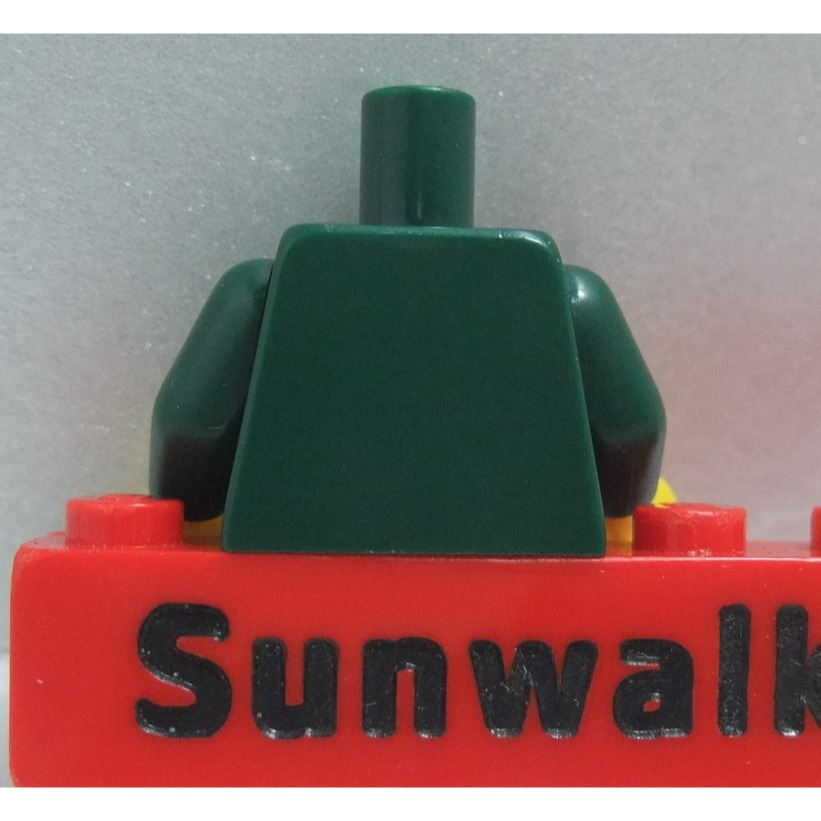 【積木2010】#170 樂高 LEGO 深綠色 麋鹿 毛衣 聖誕 醜毛衣 身體 / 人偶 上半身 / BAM-細節圖2