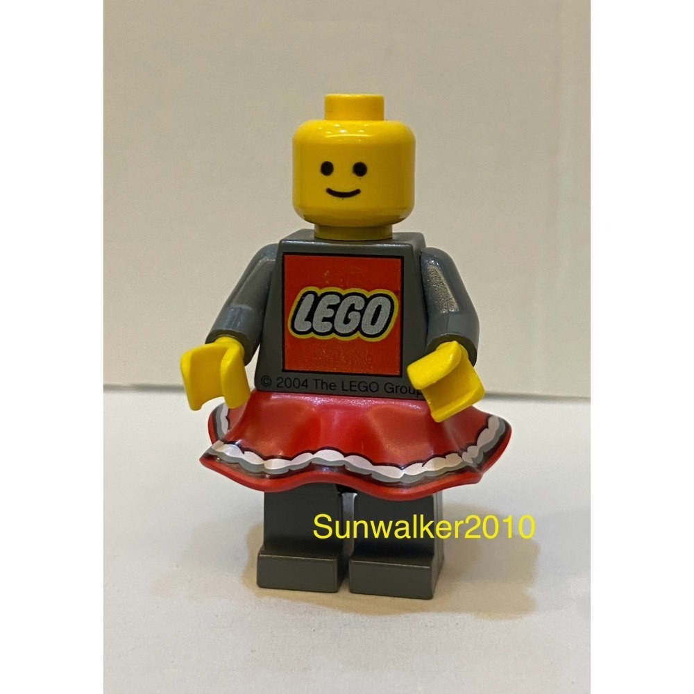 【積木2010】樂高 LEGO 紅色 裙子 / 白邊 / 紅色裙子 紅裙 / BAM /B03-細節圖2