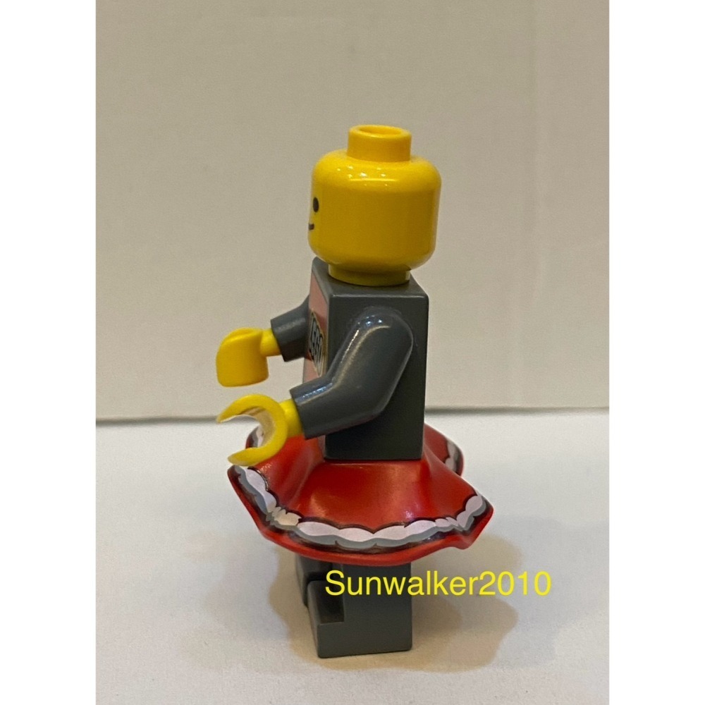 【積木2010】樂高 LEGO 紅色 裙子 / 白邊 / 紅色裙子 紅裙 / BAM /B03-細節圖3
