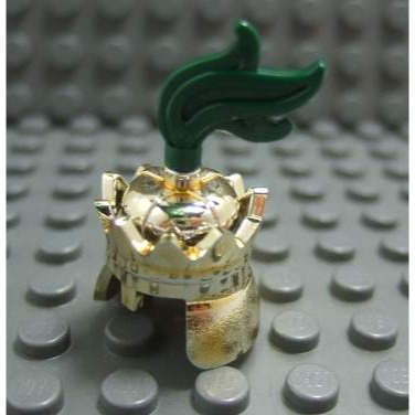 【積木2010】樂高 LEGO 深綠色 羽毛 火焰 / 64647 / 城堡 騎士 海盜 配件 (C-02)-細節圖2