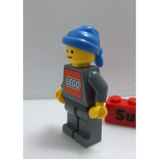 【積木2010】樂高 LEGO 藍色 海盜 頭巾 / 帽子 / 經典 海盜頭巾 2543 (C-02)-細節圖2