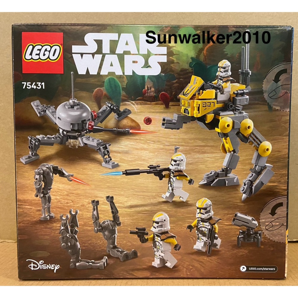 【積木2010】樂高 LEGO 75431 327th 複製人 與 戰鬥機器人 / 星際大戰 徵兵包-細節圖2