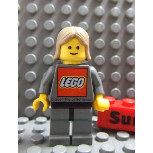 【積木2010】樂高 LEGO 深沙色 中分 頭髮 / 4530 (Dark Tan)(H-04)-細節圖2
