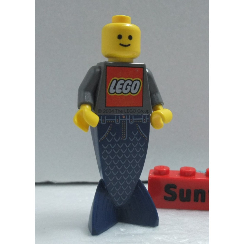 【積木2010】樂高 LEGO 深藍色 美人魚 下半身 / 人偶下半身 BAM-細節圖2