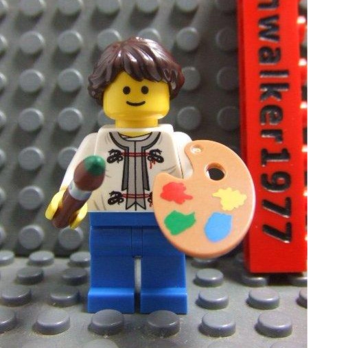 【積木2010】LEGO 樂高 畫筆+調色盤 / 道具 93552pb01 93551pb01 (U-11)-細節圖2