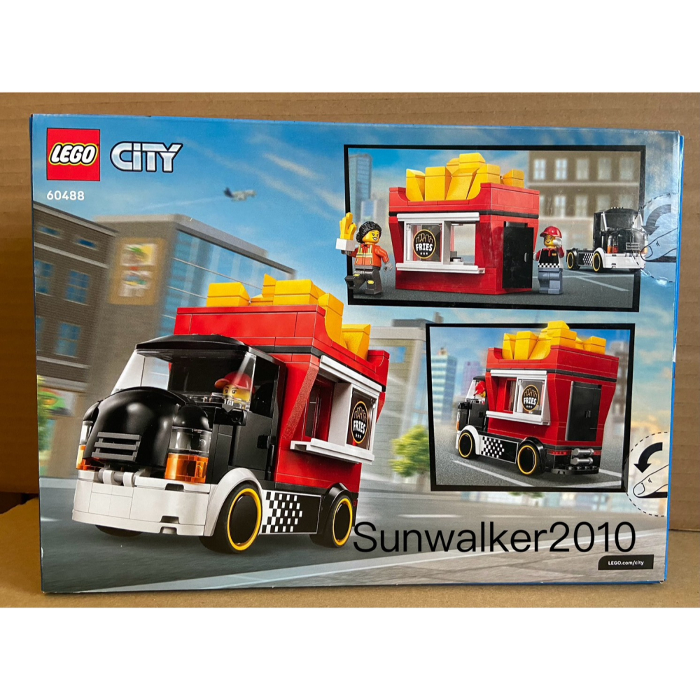 【積木2010】樂高 LEGO 60488 薯條餐車 / CITY 城市 行動餐車 薯條車 薯條-細節圖2