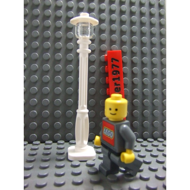 【積木2010】樂高 LEGO 白色 路燈 / 街景 道具 11062 (White)-細節圖2