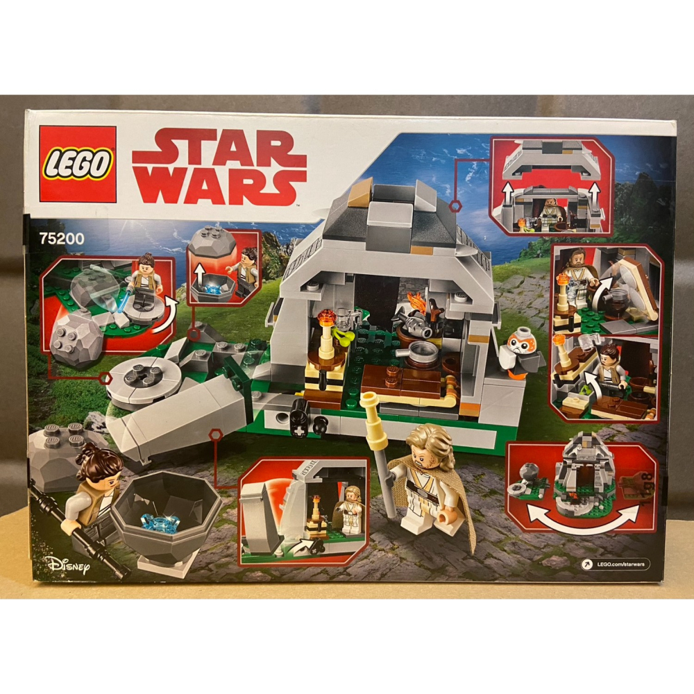 外盒有擦痕【積木2010】樂高 LEGO 75200 Ahch-To 星球的訓練 / 星際大戰 / 老天行者 BR5F-細節圖2