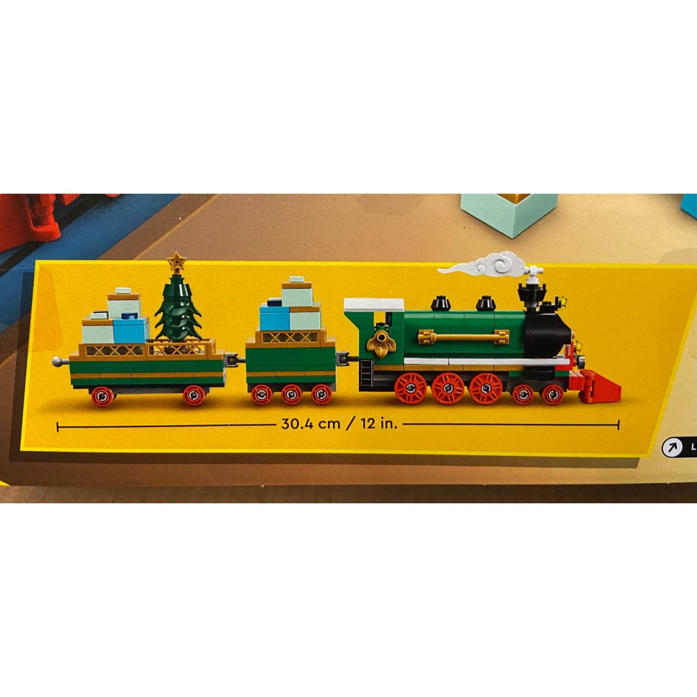 【積木2010】樂高 LEGO 40700 冬季假期列車 / 冬季 聖誕 火車 / 創意 全新未拆-細節圖3