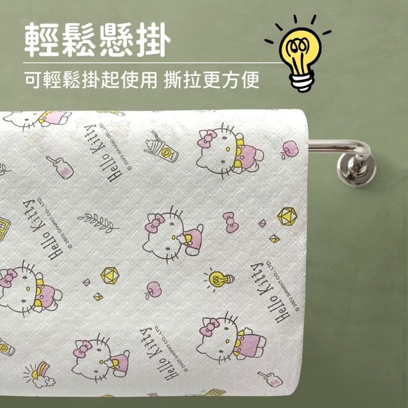 Hello Kitty 乾濕兩用廚房萬用懶人抹布-細節圖4