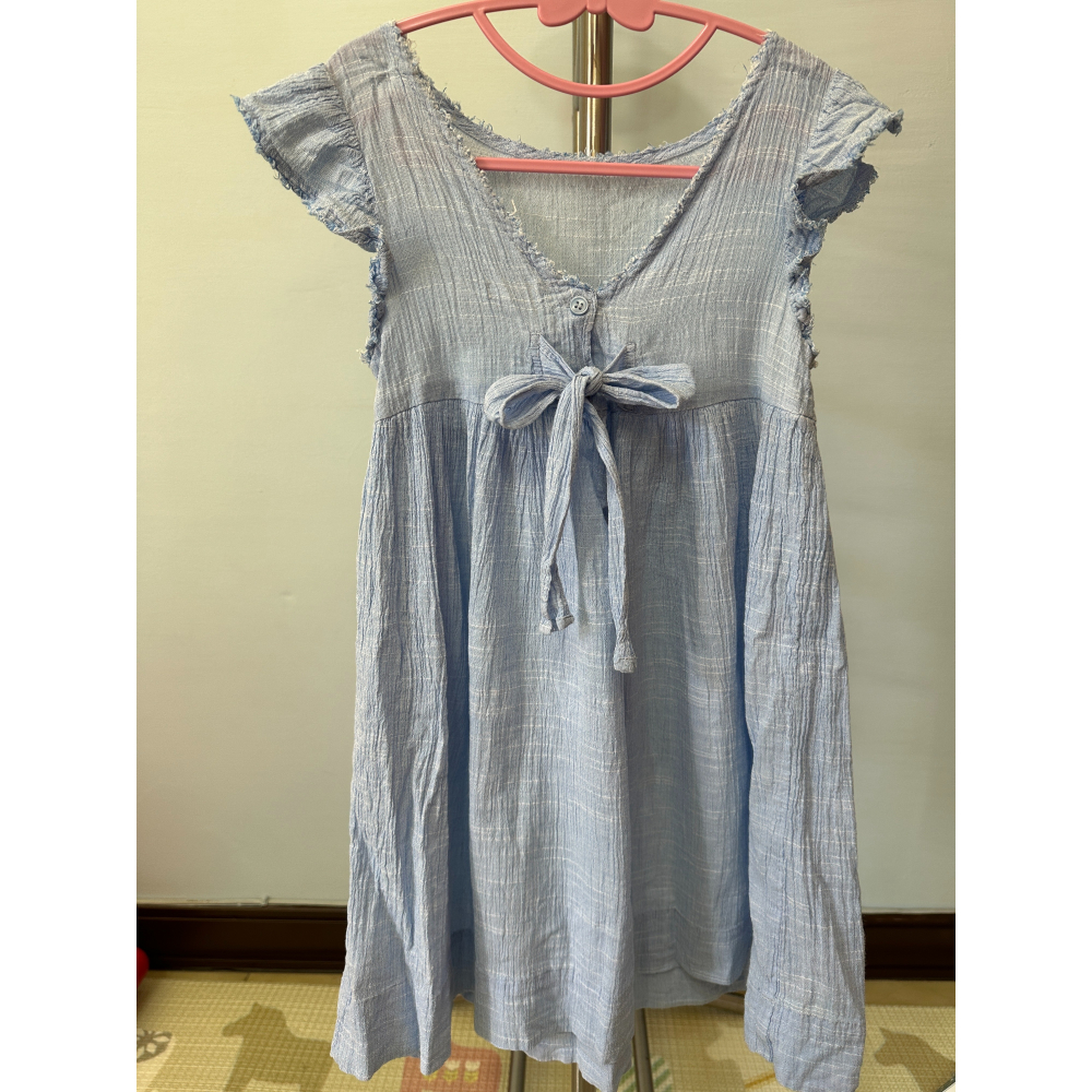 next 6-7Y水藍色洋裝-細節圖2